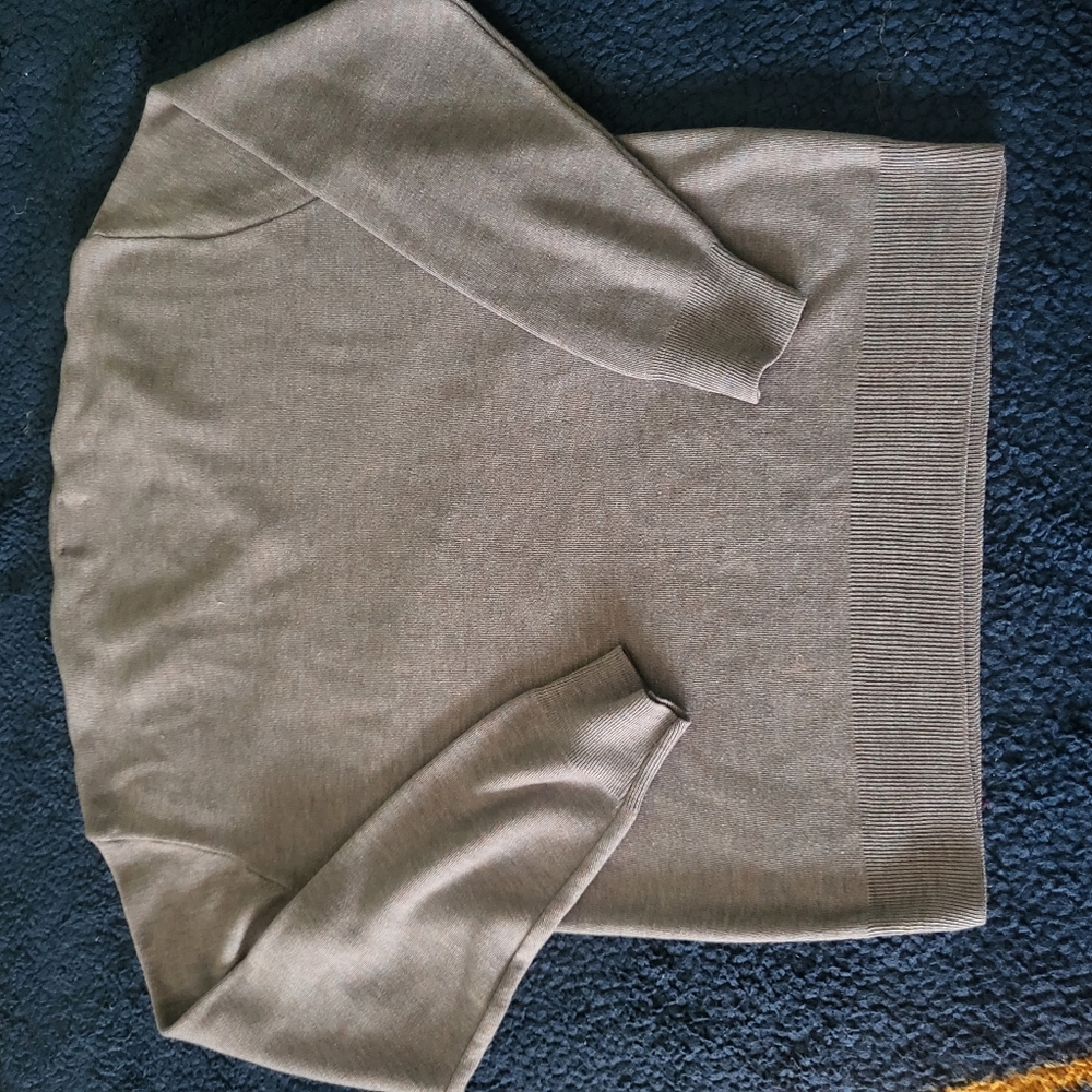 Vintage Lahmar Gray V-Neck Sweater Made in USA Mens Large 042025 - Picture 7 of 7